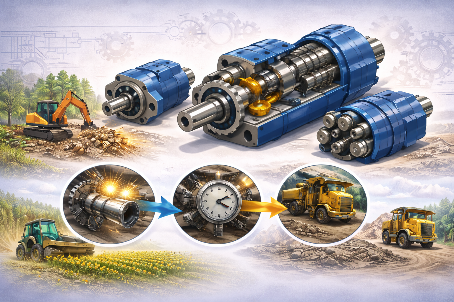 Eaton LSHT Hydraulic Motors for Heavy Machinery Applications